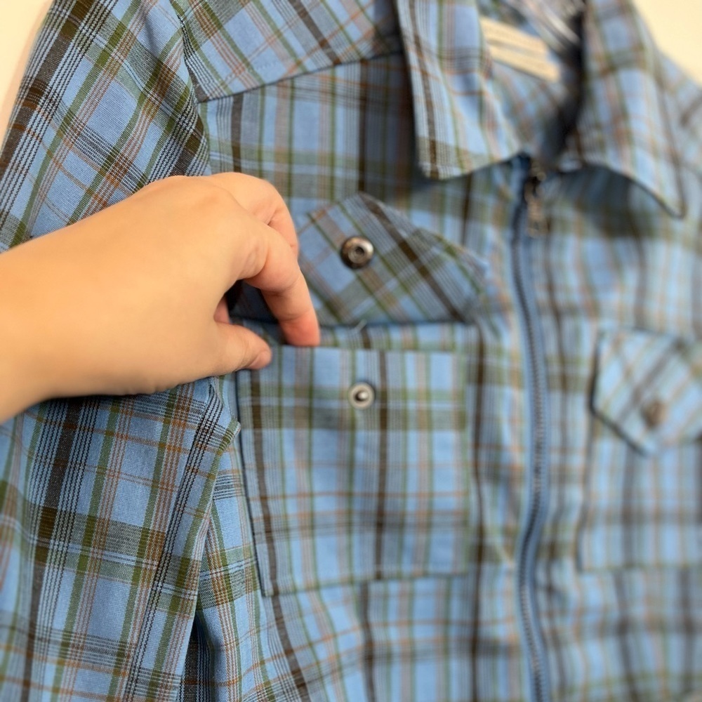 NWT Urban Outfitters As If Plaid Cropped Jacket XS - Picture 6 of 15